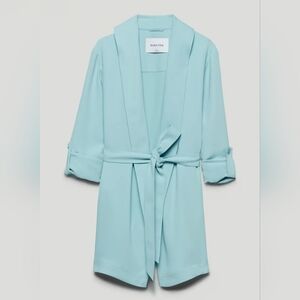 Aritzia Babaton Kahlo Robe Midi with tie